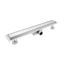 sunrik Linear Shower Drain,2 in 1 Linear Drain 90cm,304 Stainless Steel Floor Drain,Tilable Linear Floor Shower Drain,with Siphon Hair Filter
