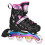 Inline-/Schlittschuhe, 4-in-1, Pink LED, Größe L (39-42) 2
