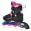 Inline-/Schlittschuhe, 4-in-1, Pink LED, Größe S (31-34) 4