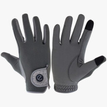 eGlove - eQUEST GripPro X-LITE Horse Riding Gloves - Lightweight, Breathable, Grippy Non-Slip Material - Comfort Mesh Back - Touchscreen Gloves