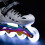 Inline-/ijsschaatsen, 4-in-1, witte led, maat L (39-42) 7