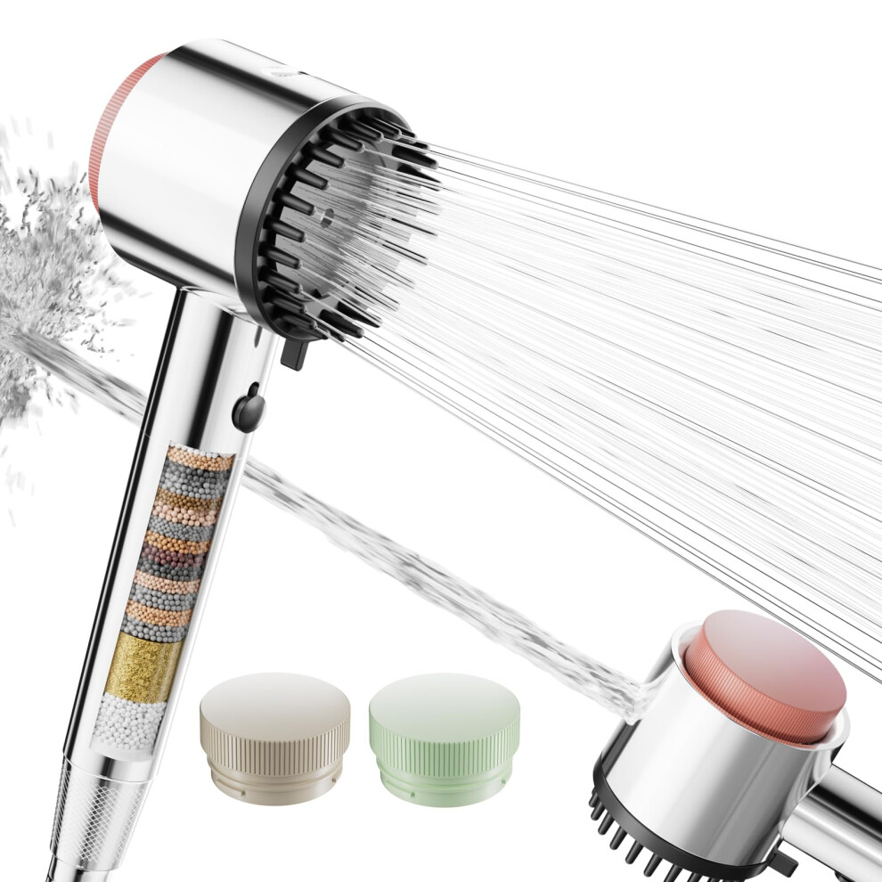 Cobbe Scented Filter Shower Head, Hard Water High Pressure Shower Head With 20 Stage Filter 5051227987136