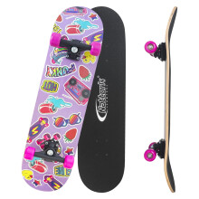 Nattork 31 Inch Complete Skateboard, Standard Skateboards Gift for Beginners, Wood 9 Layer Canadian Maple Trick Skate Boards for Boys Girls Youth