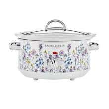 Laura Ashley Slow Cookers 3.5 Litres. Large Capacity Slow Cooker for 4 to 5 People. Energy Efficient Slow-Cooker with 3 Heat Settings. Detachable