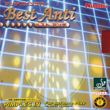 NITTAKU rubber Best Anti, black, 1.3 mm