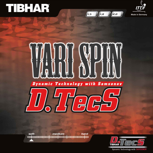 Tibhar rubber Vari Spin D.Tec.S., 2.0 mm
