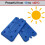 ToCi Ice Packs Extra Flat, Blue, Each 400g as Battery Sets 4