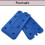 ToCi Ice Packs Extra Flat, Blue, Each 400g as Battery Sets 3