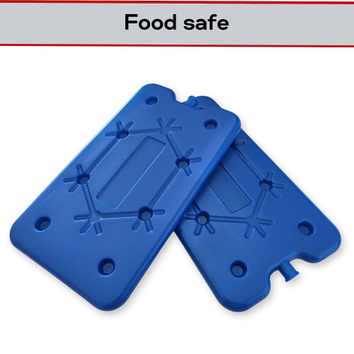 ToCi Ice Packs Extra Flat, Blue, Each 400g as Battery Sets 2
