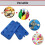 ToCi Ice Packs Extra Flat, Blue, Each 400g as Battery Sets 5