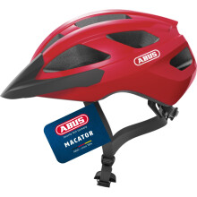 ABUS Macator road bike helmet - sporty bike helmet for beginners - also for pigtail wearers - for men and women