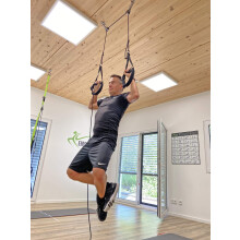 eaglefit Sling-Trainer Multi with Pulley and Stainless Steel Ceiling Mount - Exercise at Home, 2 DH