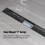 sunrik Shower Drain Black 80 cm 4
