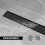 sunrik Shower Drain Black 50 cm 2