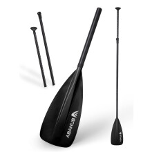 Abahub 3-Piece Adjustable SUP Paddle, Lightweight Aluminum Alloy Shaft