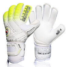 GK Saver Football Goalkeeper Gloves Passion Beast Pro Professional Anti Slip Grip Palm Soccer Goalie Gloves. (Passion Beast Pro 4, SIZE 8)