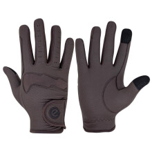 eGlove GripPro LITE 2024 - Lightweight, Breathable, Grippy & Hardwearing Equestrian Riding Gloves - Touchscreen Friendly (Brown/Brown (2024)