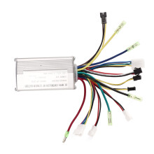 Alomejor DC Motor Controller 36V 48V 17A Brushed Speed Controller for E Bikes Scooters Lithium Battery No Hall Sensor Aluminum Alloy Housing High