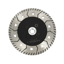 125 x 2.8mm M14 Double-Sided Diamond Saw Blade Grinding Slice  Type With Flange