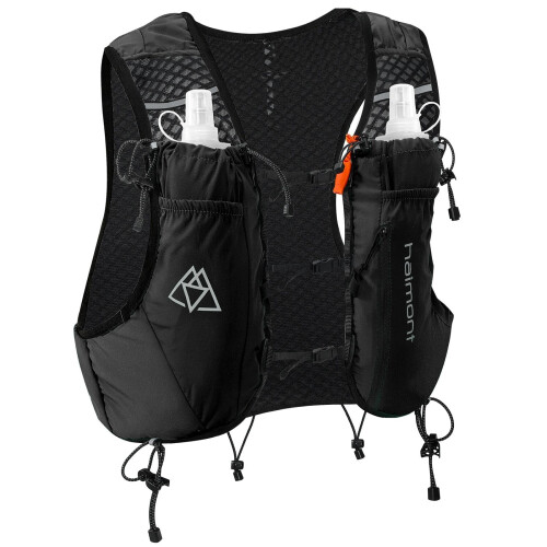 Haimont 10L Trail Running Hydration Vest with Soft Flasks Black M