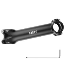 CYSKY 31.8 Bike Stem 140mm 150mm Extra Length 7 12 17 25 Degree for 31.8mm Handlebar Clamp 1-1/8 28.6mm Steer Tube, for Road Bike, Mountain Bike