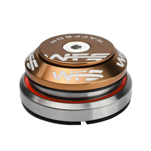 WFS HY638 1-1/8" to 1-1/2" Tapered Integrated Headset Set for Tapered Head Tubes - CNC Aluminum Alloy, Threadless, Sealed Bearings for Mountain Bike