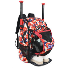 POWER KING 45L Youth Baseball Bat Bag, Large Capacity Backpack for Baseball, T-Ball & Softball Equipment & Gear with Shoe Compartment | Fence Hook