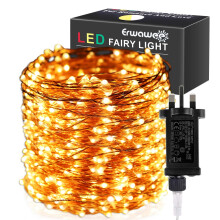 Christmas Lights Copper Wire, 328FT 100M 1000 LEDs Christmas Outdoor Indoor Decorations String Light Warm White