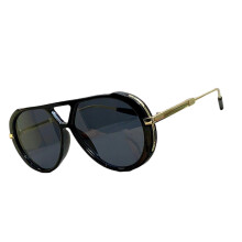 Beliebte Sonnenbrille mit-Schwarzer Rahmen, grauer Kuchen