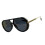 Beliebte Sonnenbrille mit-Schwarzer Rahmen, grauer Kuchen 1