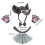 Elephant Ears Headband Bowtie Tutu Skirt-Three three dimensio 4