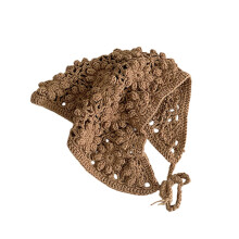 Zarte Kanten, Baby-Bandana, Kopfbedeckung, Kopfbedeckung-Khaki