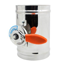 Manual air damper valve ventilation damper air duct vent diameter 80 100 125 150 200 250 300 350 400 mm (Diameter 150mm)