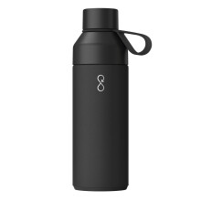 Ocean Bottle Big 1l | Stainless Steel Water Bottle | Reusable & Sustainable | Keeps Drinks Cold & Hot | Eco Friendly Gift (Obsidian Black)