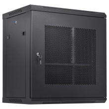 VEVOR 12U Wall Mount Network Server Cabinet, 15.5'' Deep, Server Rack Cabinet Enclosure, 200 lbs Max. Ground-mounted Load Capacity