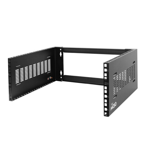 Tecmojo 4U Wall Mount Patch Panel Bracket Network Rack for Shallow Server IT Equipment, 13.8in Deep (4U)