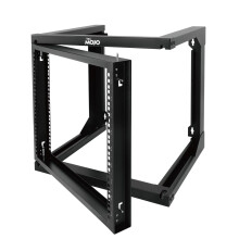 Tecmojo 9U Wall Mount Rack, Server Rack, Open Frame Server Rack, Network Rack for 19inch Computer/AV/Data/IT/Media Equipment, 18inch Depth