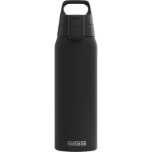 SIGG - Insulated Water Bottle - Shield Therm One Black - Suitable for Carbonated Beverages - Leakproof - Dishwasher Safe - BPA Free
