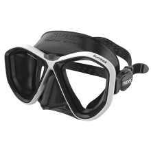 Seac Symbol, Made in Italy diving mask with two lenses and 3D buckle