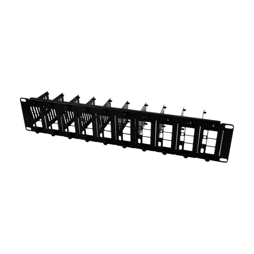 GeeekPi 19 inch 2U Rack Mount for Raspberry Pi 5/4B/3B+/3B, with Removable Front Brackets, Compatible with 19 inch Server Rack