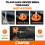 CRAFOX Tile Leveling System Accessories | 500x Threaded Clips 3mm Tile Spacers | Professional Tiling Tool 4