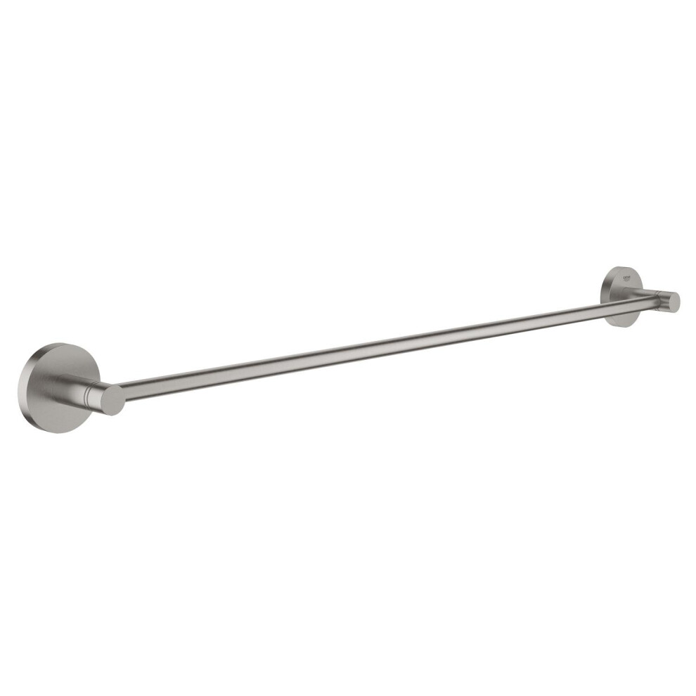 Grohe Start Quickfix Towel Rail (Metal, Concealed Fastening, Including Screws And Dowels, Extra Easy To Fit With Grohe Quickglue), Size 654Mm 5051228014312