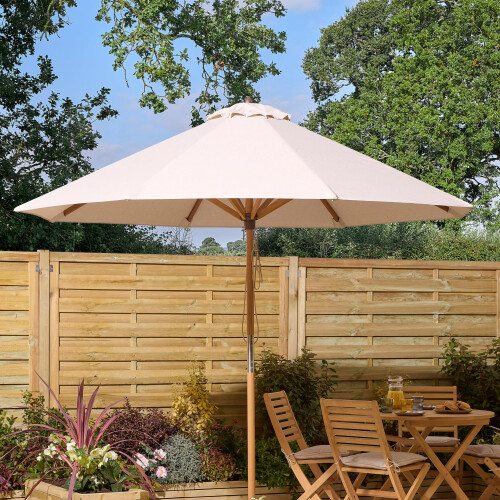 Rowlinson Rowlinson Ashdown Wooden Parasol - 2m