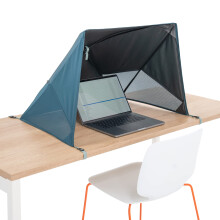 NANO-WORKSPACE Laptop Sunshade for Outdoor Use | Glare Reduction – Clear Screen Visibility in Sunlight | Fits 13"–17" Laptops