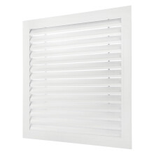 PATIKIL 20" x 20" Aluminum Return Grille, Air Supply Vent Cover Linear Bar Ventilation Grille for Sidewall Wall Ceiling HVAC System, Outer Size