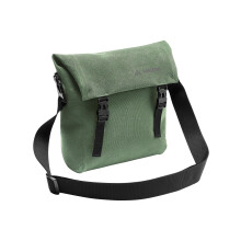 VAUDE Augsburg IV S - Handlebar Bag for Bicycle - with Removable Carry Strap - Waterproof Bicycle Bag, Willow Green