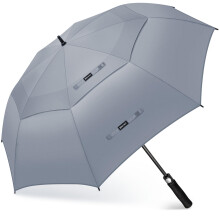 KEYHOT Golf Umbrella Windproof and Rainproof 68 Inch, Large Golf Umbrellas Double Canopy Stronge Unbreakable Heavy Duty for Men Women(Navy Blue)