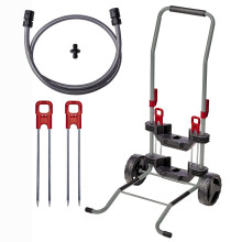Einhell Garden Trolley On Wheels - Sack Truck with 75L Garden Waste Sack, Max Load 50Kg