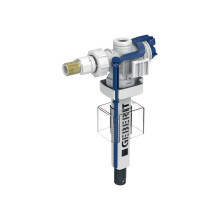 Geberit 240.700.00.5 Füllventil Typ 383 Filling Valve, White/Blue, 10.7 cm x 23 cm x 6 cm