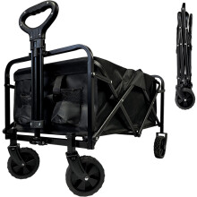 RYDR 70L Folding Trolley on Wheels, Portable Camping Cart, Collapsible Festival Wagon, Foldable Trolly for Outdoor | Garden | Picnic | Shopping